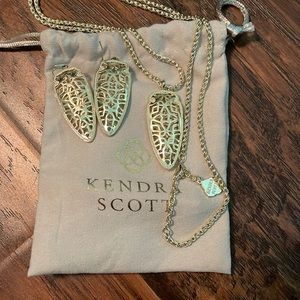 Kendra Scott Necklace and Earring Set